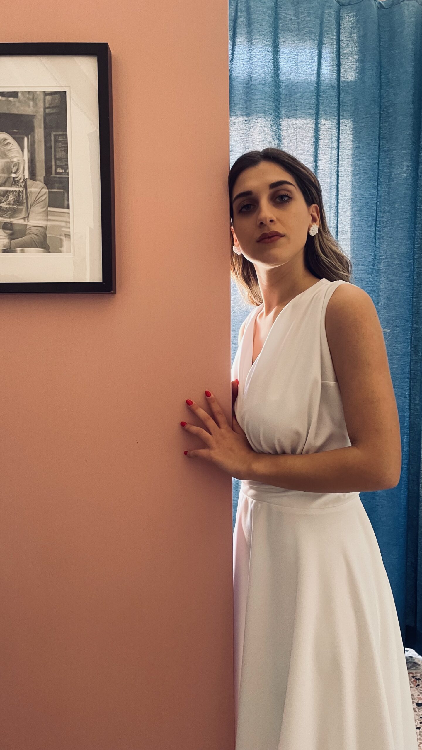 BIANCADOTTOBRE - ABITO DA SPOSA CASUAL MODERNO - ATELIER ABITI DA CERIMONIA ALTERNATIVO - ABITI MORBIDI